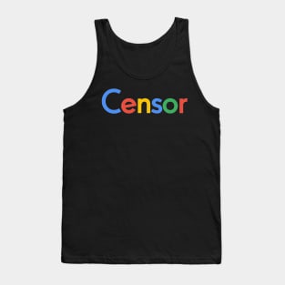 Censor - Thought Police Tank Top